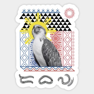 Philippine Eagle / Baybayin word Dabaw (Davao) Sticker